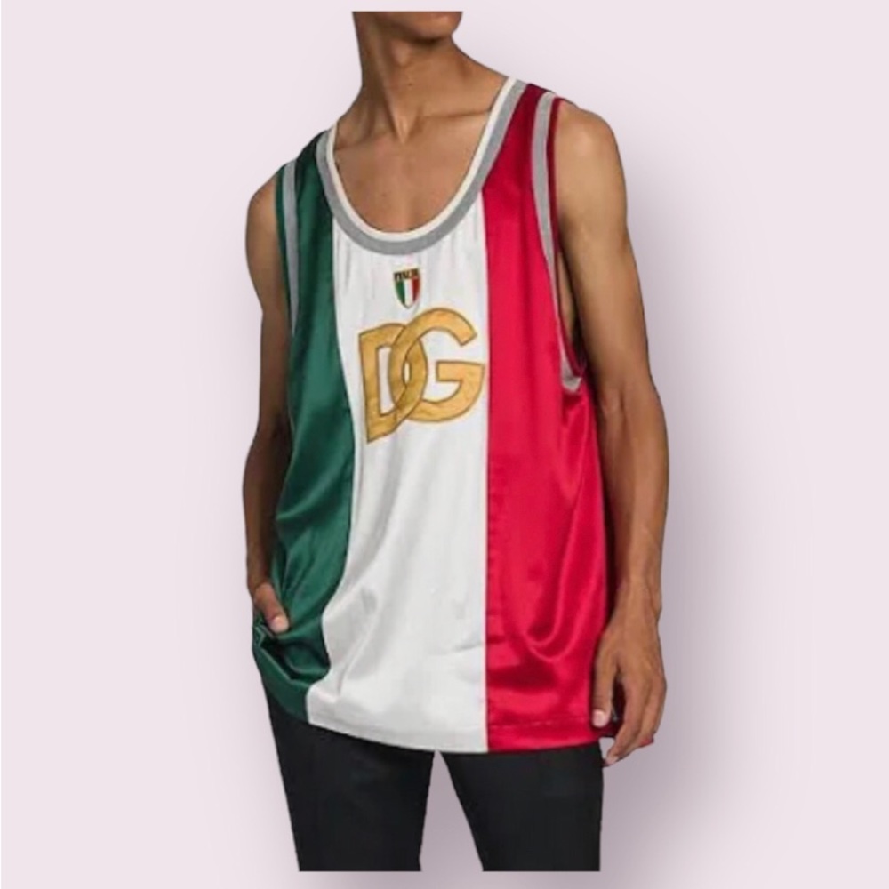 SOLD - Dolce Gabbana Italia Satin Jersey NWT